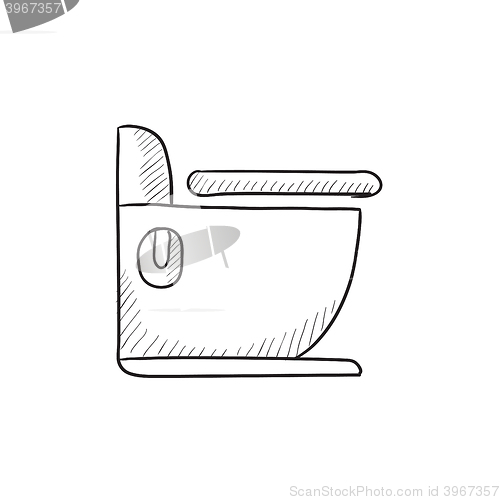 Image of Toilet sketch icon.