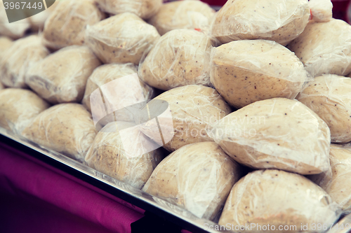 Image of food sale at street market