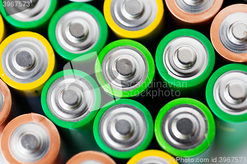 Image of close up of alkaline batteries