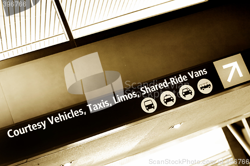 Image of Seatac airport sign