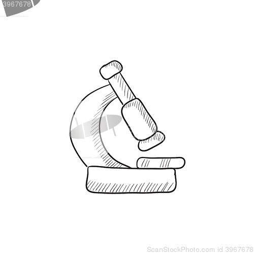 Image of Microscope sketch icon.