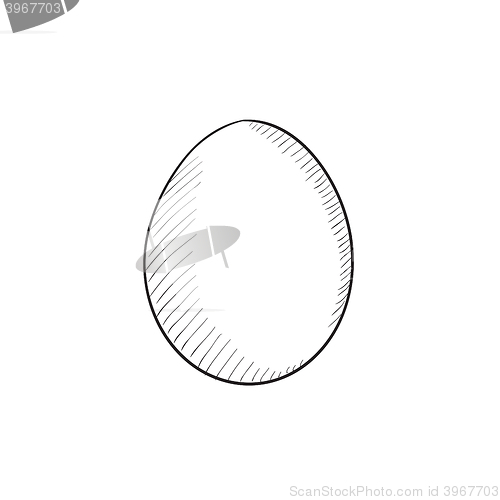 Image of Egg sketch icon.