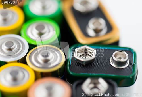 Image of close up of alkaline batteries