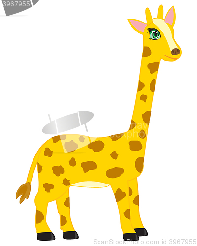Image of Cartoon animal giraffe