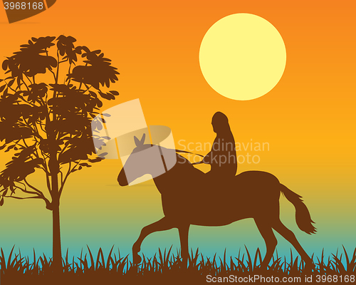 Image of Horseman on