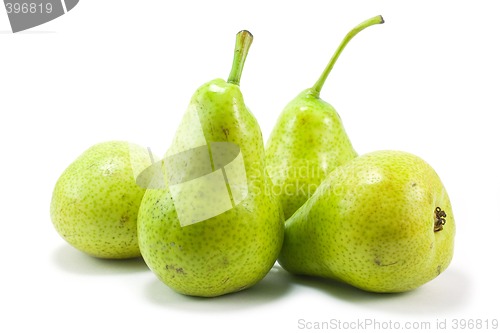 Image of four pears