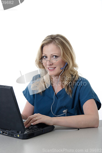 Image of Friendly medical secretary