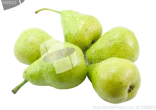 Image of five pears