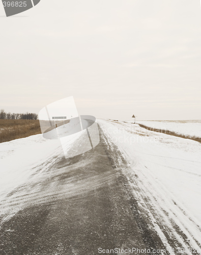 Image of gloomy road