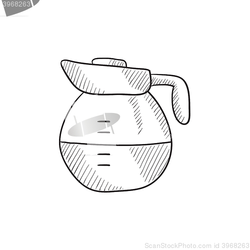 Image of Carafe sketch icon.