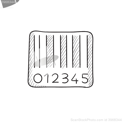 Image of Barcode sketch icon.