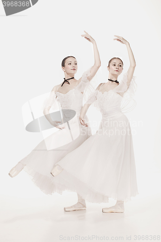 Image of Romantic Beauty. Retro Style ballerinas