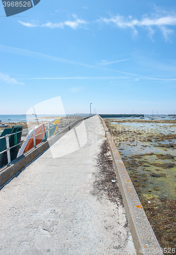 Image of pier around Penmarch in Brittany