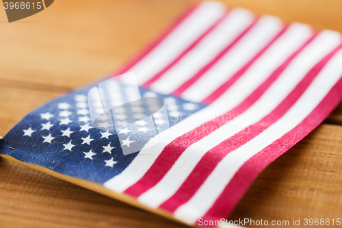 Image of close up of american flag