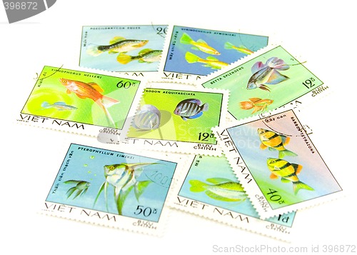 Image of vietnam post stamps