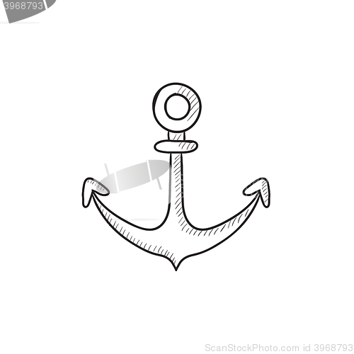 Image of Anchor sketch icon.