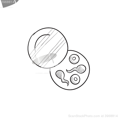 Image of Donor sperm sketch icon.