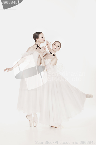 Image of Romantic Beauty. Retro Style ballerinas
