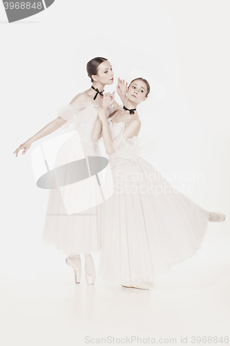 Image of Romantic Beauty. Retro Style ballerinas