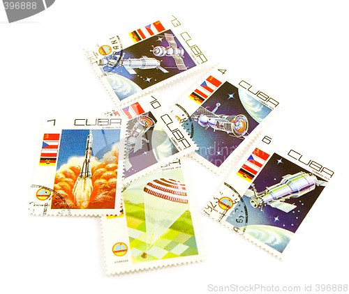 Image of cuba post stamps