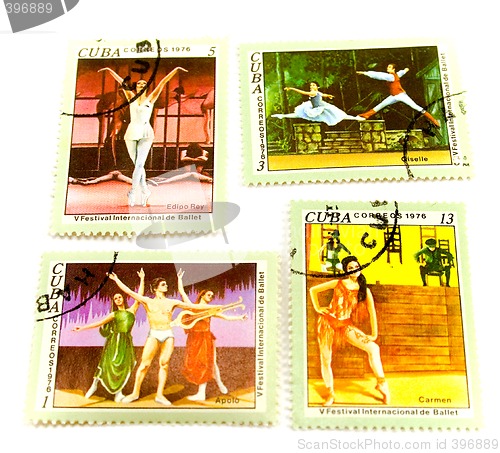 Image of cuba post stamps