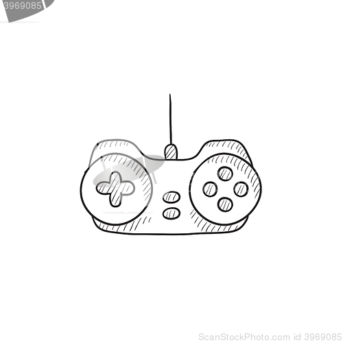 Image of Joystick sketch icon.