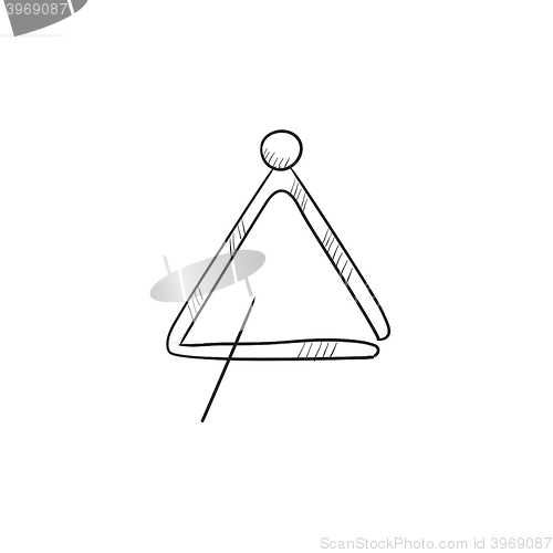 Image of Triangle sketch icon.