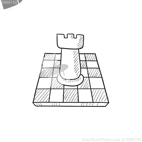 Image of Chess sketch icon.