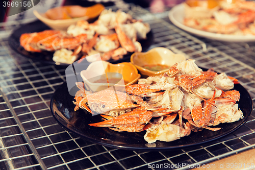 Image of crabs dish at street market