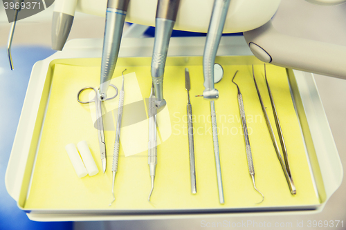 Image of close up of dental instruments