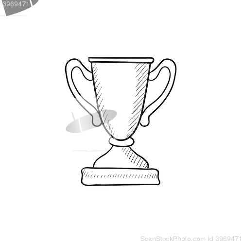 Image of Trophy sketch icon.