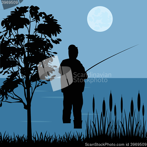 Image of Fisherman goes fishing