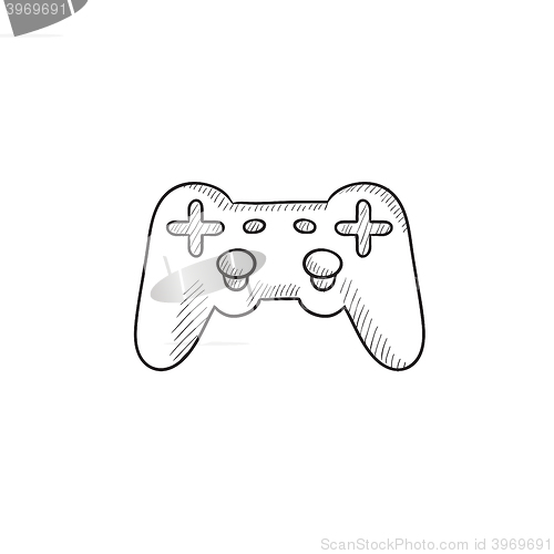 Image of Joystick sketch icon.