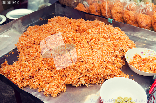 Image of wok noodles at street market