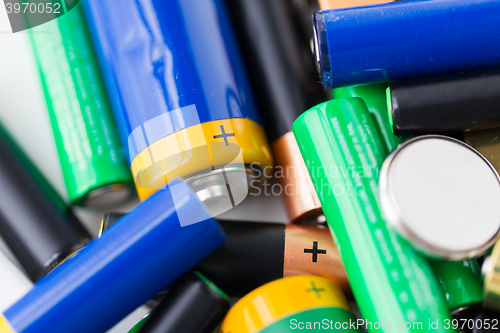 Image of close up of alkaline batteries