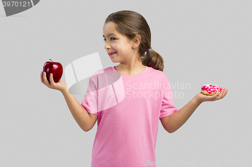 Image of Donut or Apple