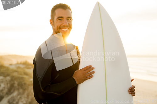 Image of Surfing makes me smile