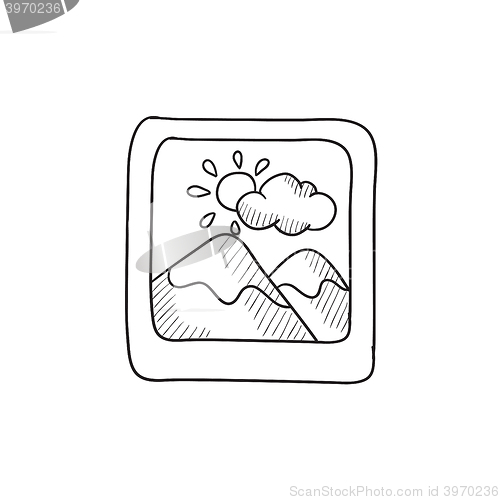 Image of Picture sketch icon.