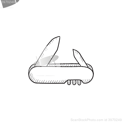 Image of Jackknife sketch icon.