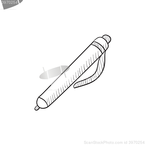 Image of Pen sketch icon.