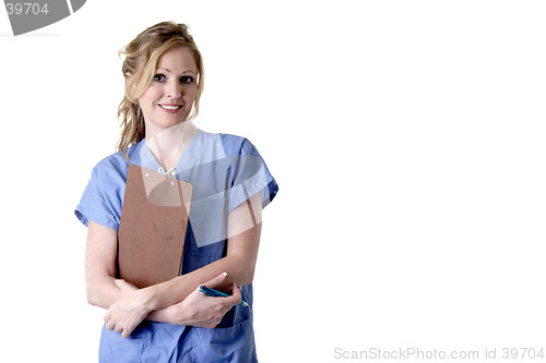 Image of Nurse with clipboard