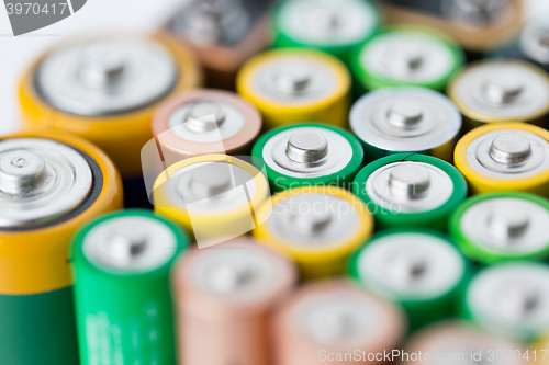 Image of close up of alkaline batteries