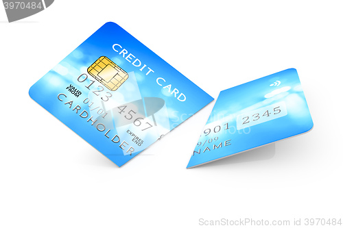 Image of expired cut credit card