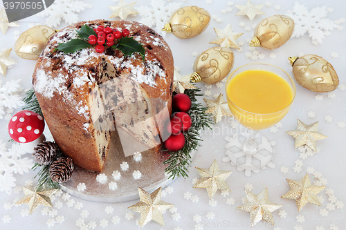 Image of Chocolate Panettone and Egg Nog