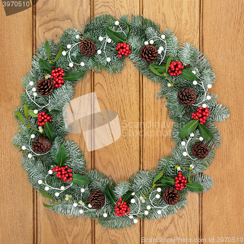 Image of Decorative Christmas Wreath