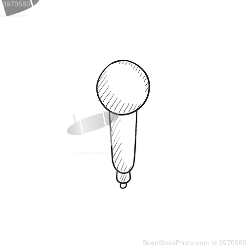 Image of Microphone sketch icon.
