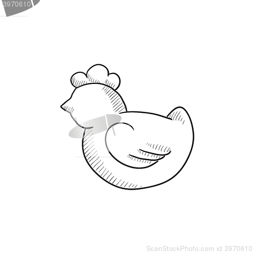 Image of Chick sketch icon.