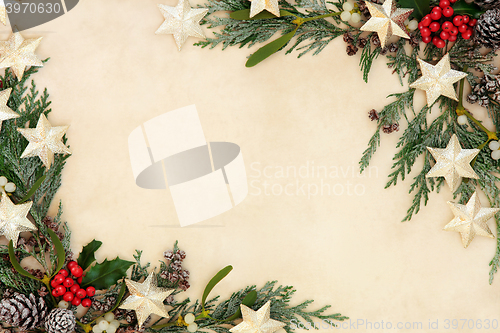Image of Abstract Christmas Border