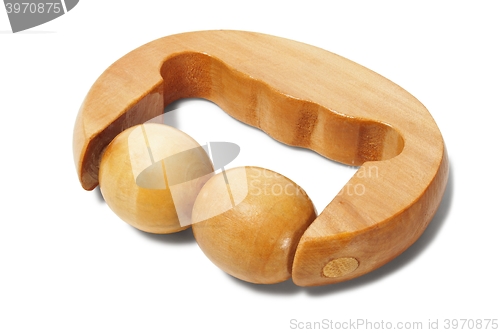 Image of Wooden massager on white