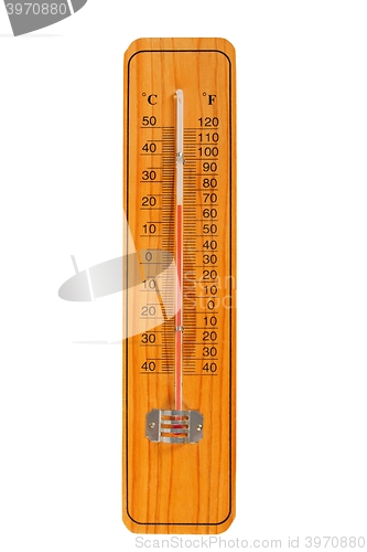 Image of Wooden thermometer